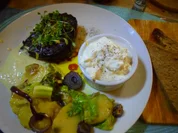 Rindergrillsteak mit Kresse und Bratkartoffeln - Rezept - Bild Nr. 14311