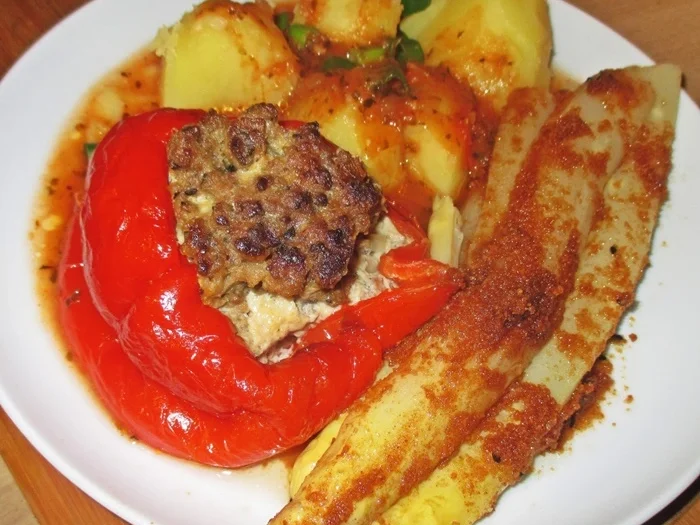 Mutti's gefüllte Paprikaschoten - Rezept - Bild Nr. 14312