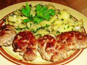 Köfte mit Knoblauch-Kartoffelsalat- kulinarische Weltreise - Rezept - Bild Nr. 14312