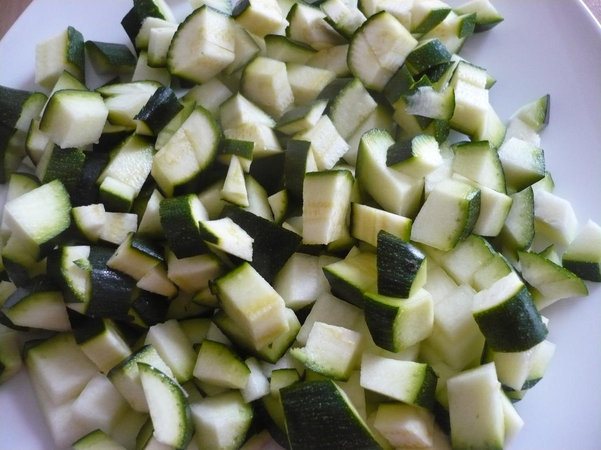 Zucchini - Salat mit Kichererbsen - Rezept - Bild Nr. 14313