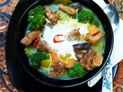 Hühnersuppe auf Madura Art - Sup Ayam Madura - Rezept - Bild Nr. 14314