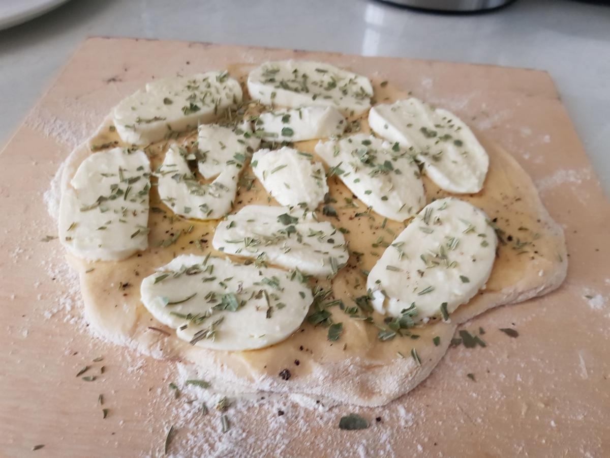 Mozzarella-Fladen für den Grill - Rezept - Bild Nr. 14315