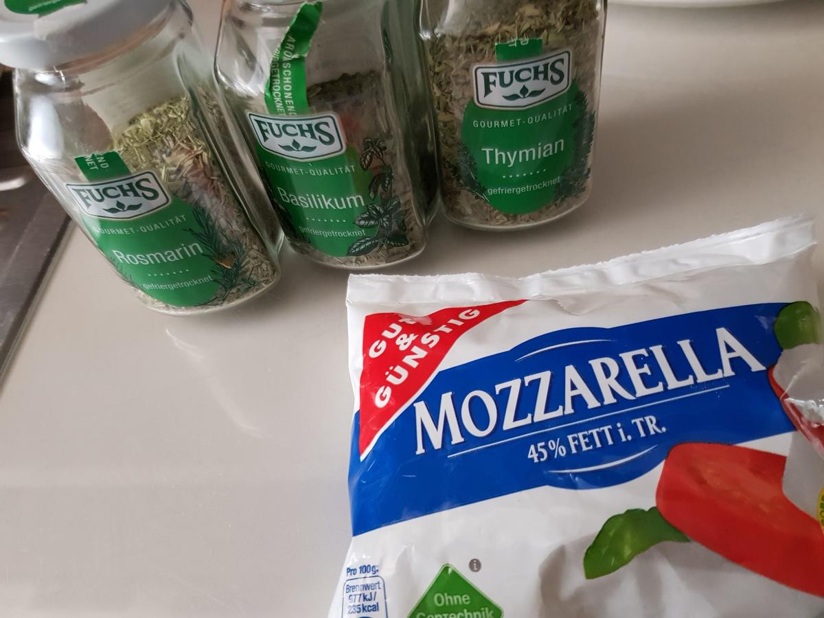 Mozzarella-Fladen für den Grill - Rezept - Bild Nr. 14318