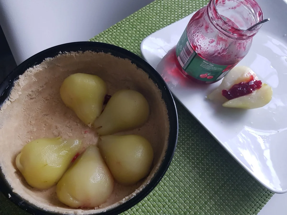 Rezept: Birnenkuchen mit Schoko-Mascarpone-Füllung Bild Nr. 14320 Birnenkuchen mit Schoko-Mascarpone-Füllung - Rezept - Bild Nr. 14320