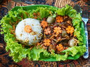 Auberginen-Rendang mit Reis - Rezept - Bild Nr. 14318