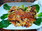 Karottenspätzle mit Speck und Käse "Meersburg" - Rezept - Bild Nr. 14334