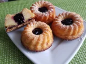 Quark-"Gugelhüpfer" mit Fruchtkern - Rezept - Bild Nr. 14333