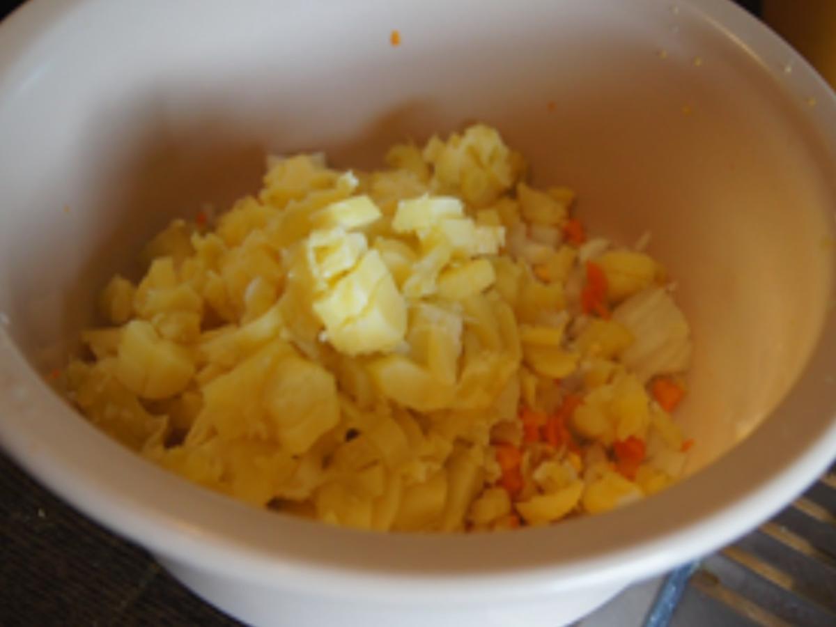 "Kotelett mit Tschechischen Kartoffelsalat light und gemischten Salat"; - Rezept - Bild Nr. 14364