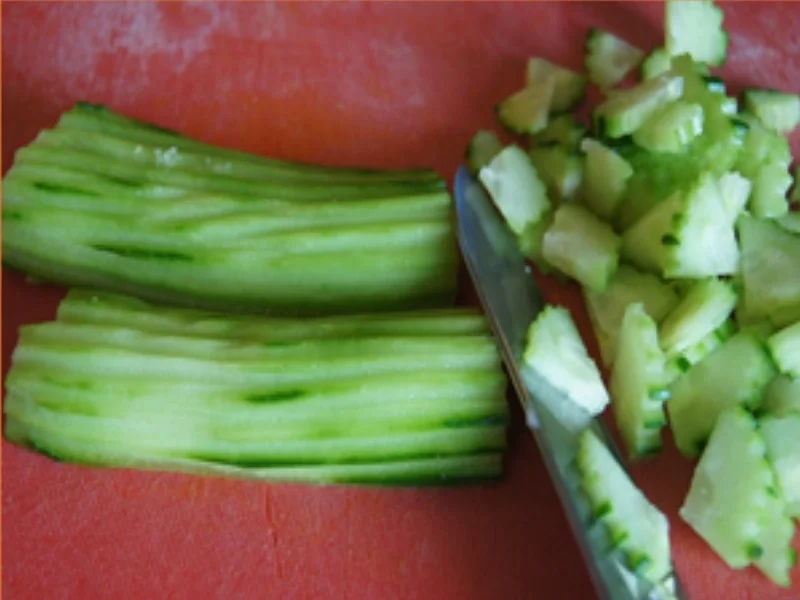 Rezept: "Kotelett mit Tschechischen Kartoffelsalat light und gemischten Salat"; Bild Nr. 14370 "Kotelett mit Tschechischen Kartoffelsalat light und gemischten Salat"; - Rezept - Bild Nr. 14370