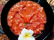 Scharfe Tomatensauce – Sambal cobek - Rezept - Bild Nr. 2