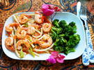 Bunte Makkaroni mit Garnelen und Brokkoli - Rezept - Bild Nr. 14359