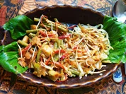 Schlangenbohnen mit Chilistreifen und Keimlingen - Rezept - Bild Nr. 3