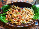 Schlangenbohnen mit Chilistreifen und Keimlingen - Rezept - Bild Nr. 3