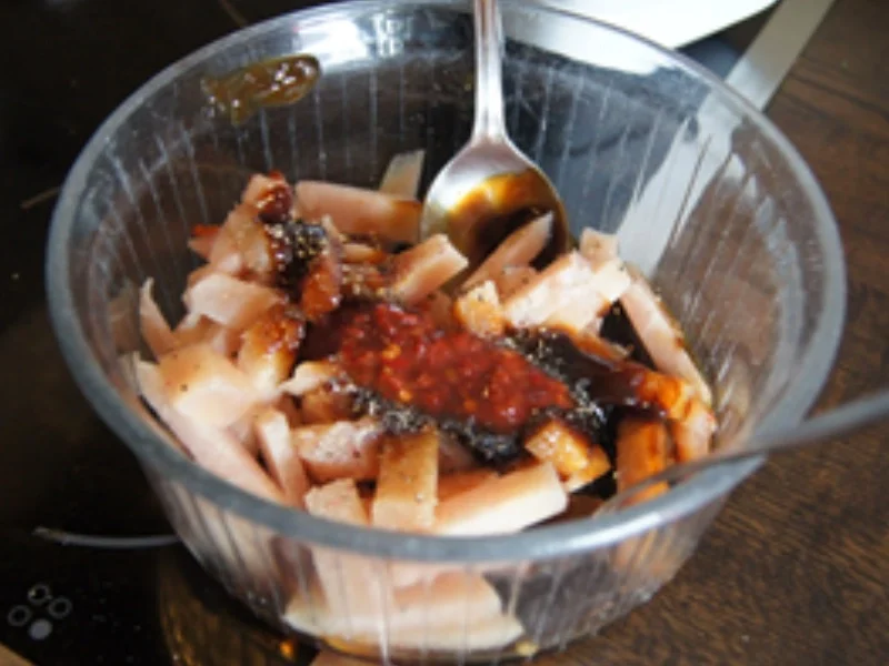 Mie-Nudeln mit Hähnchenbrustfilet und Gemüsemix im Wok - Rezept - Bild Nr. 6