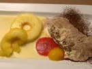 Pumpernickelparfait an karamellisierten Apfelscheiben - Rezept - Bild Nr. 2