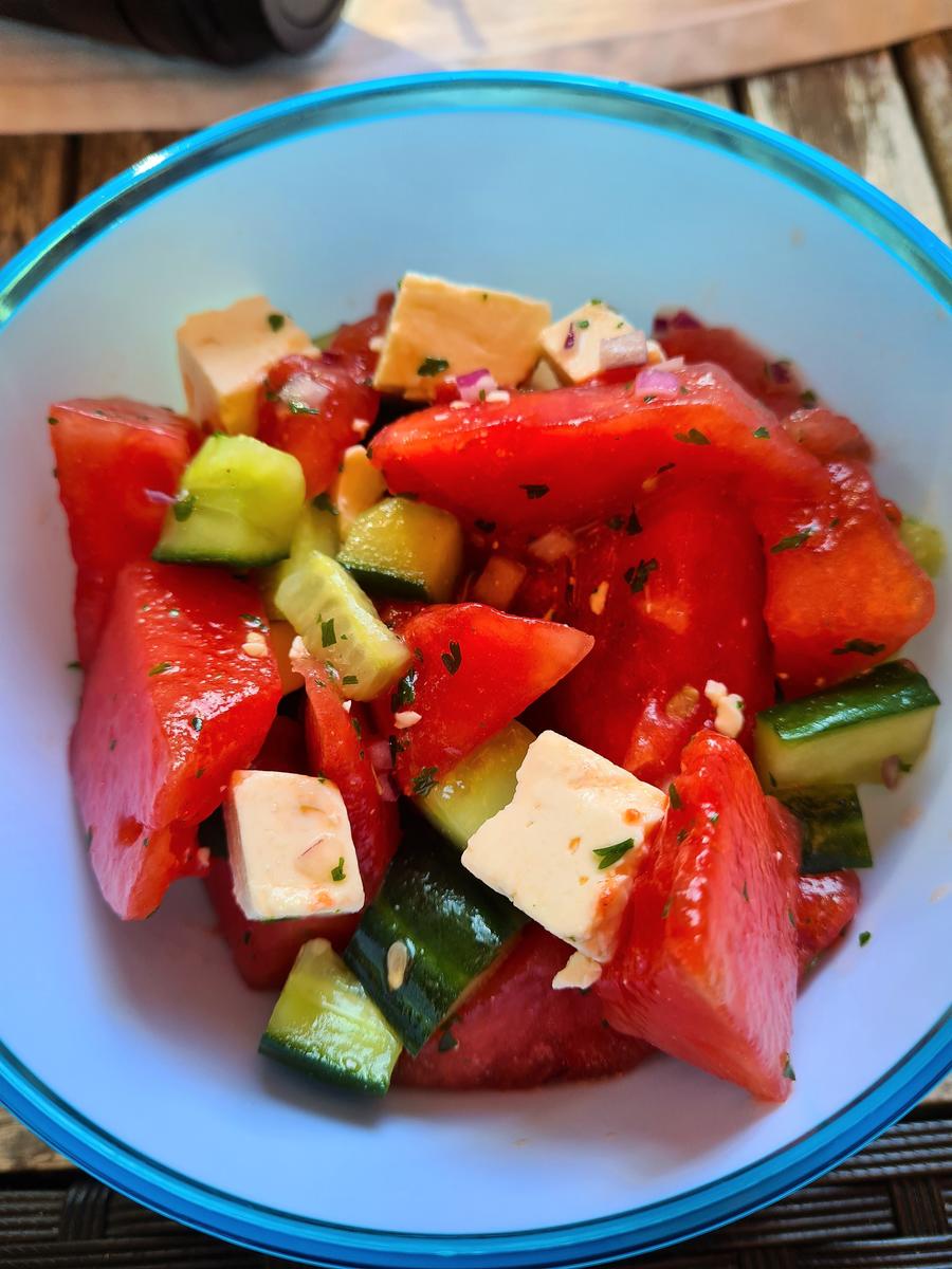 Wassermelonensalat - Rezept - Bild Nr. 2