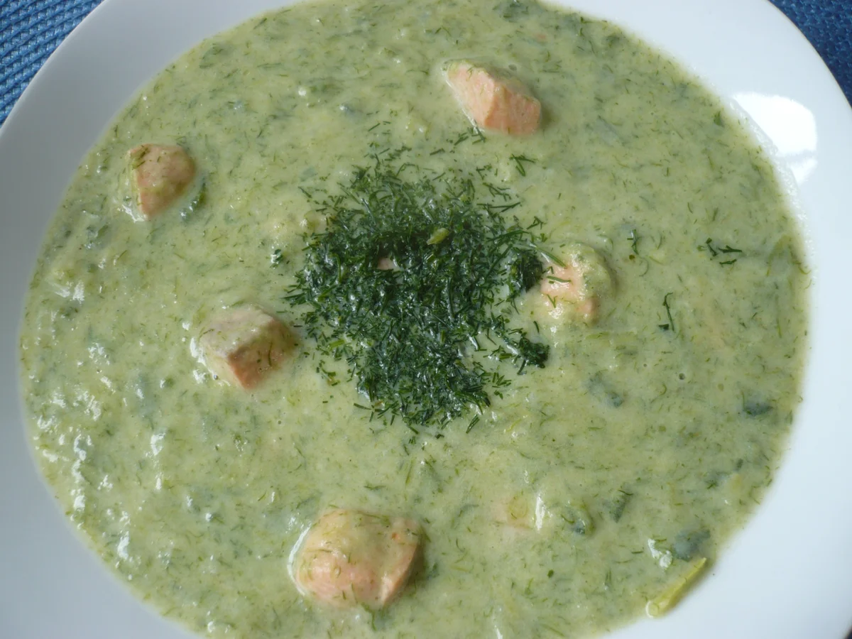 Sommersuppe mit Lachs - Rezept - Bild Nr. 2