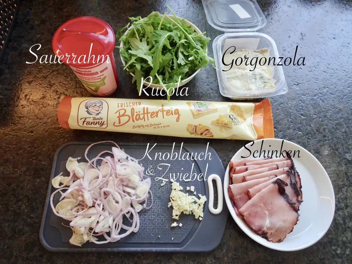 gefüllte Gorgonzola Schnecken - Rezept - Bild Nr. 14369