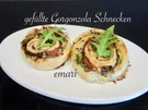 gefüllte Gorgonzola Schnecken - Rezept - Bild Nr. 14370