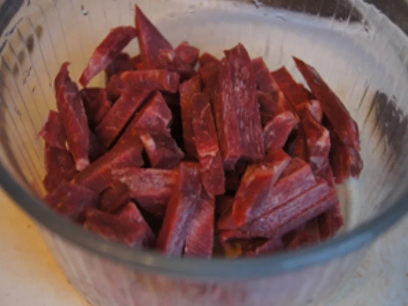 Rezept: Rindfleisch mit Gemüsemix in roter Currysauce mit Basmatireis Bild Nr. 14364 Rindfleisch mit Gemüsemix in roter Currysauce mit Basmatireis - Rezept - Bild Nr. 14364