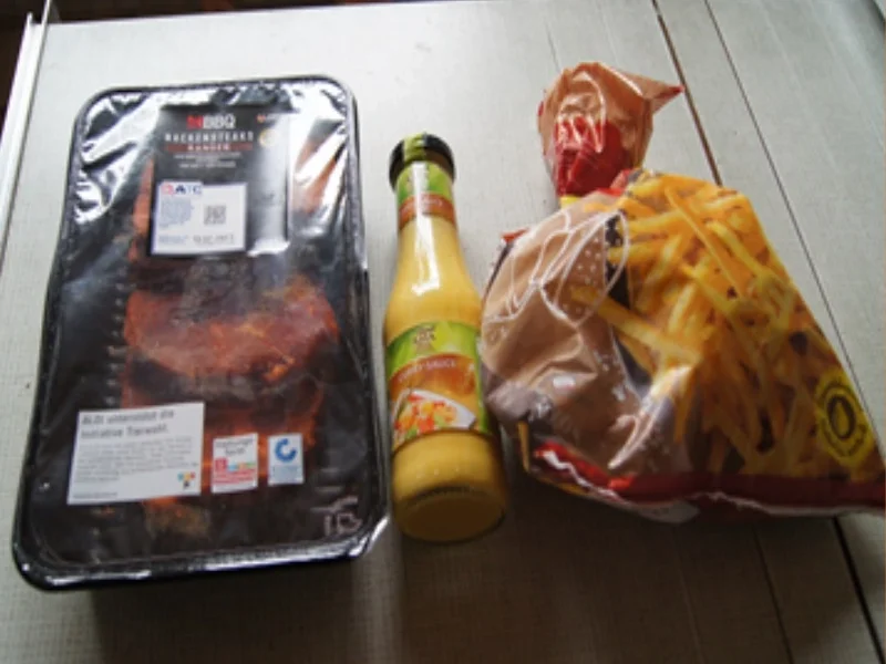 Rezept: Ranger Nackensteak mit Pommes Frites und Beilagen Bild Nr. 5 Ranger Nackensteak mit Pommes Frites und Beilagen - Rezept - Bild Nr. 5