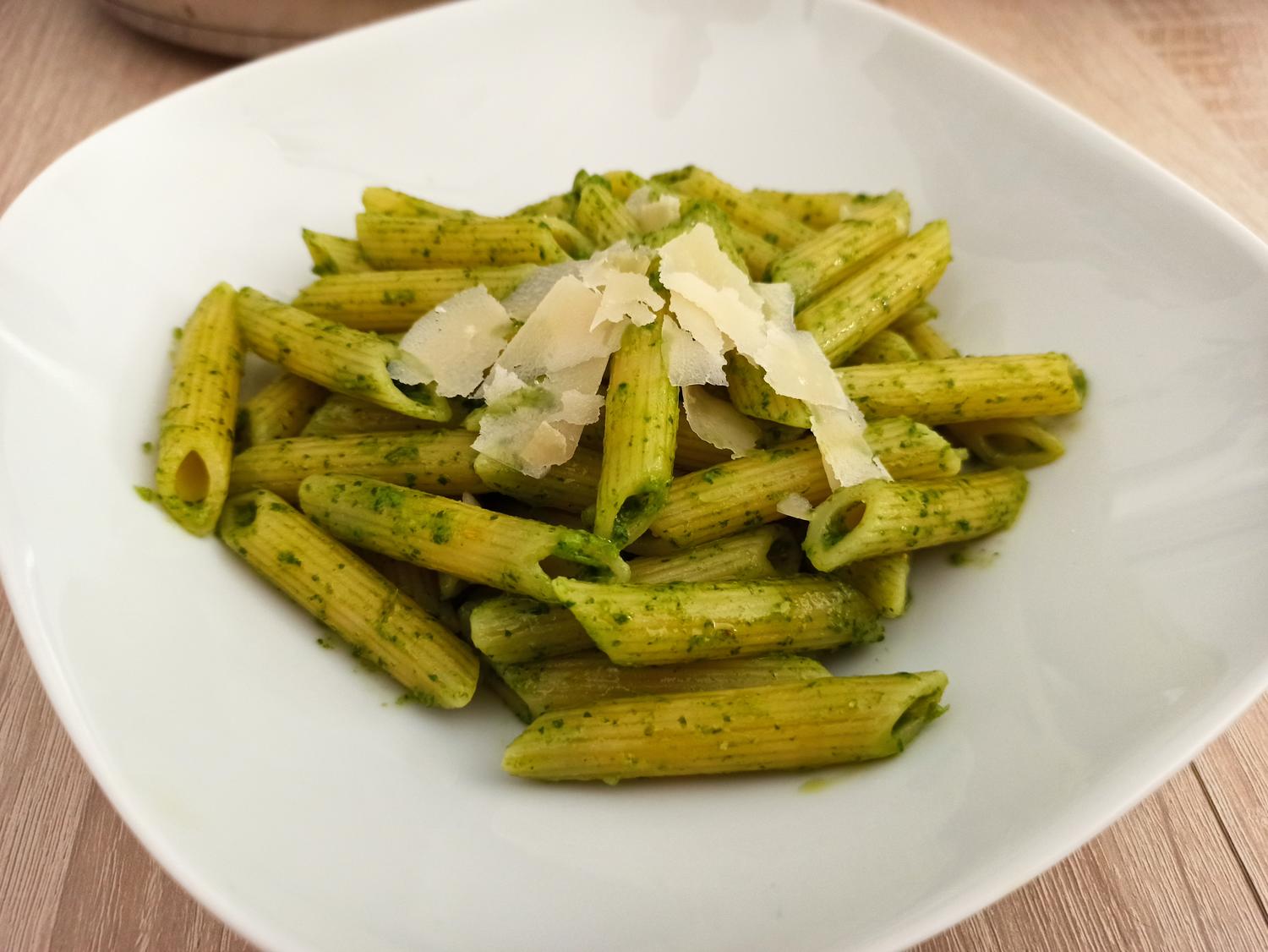 Penne Al Pesto Rezept mit Bild kochbar.de