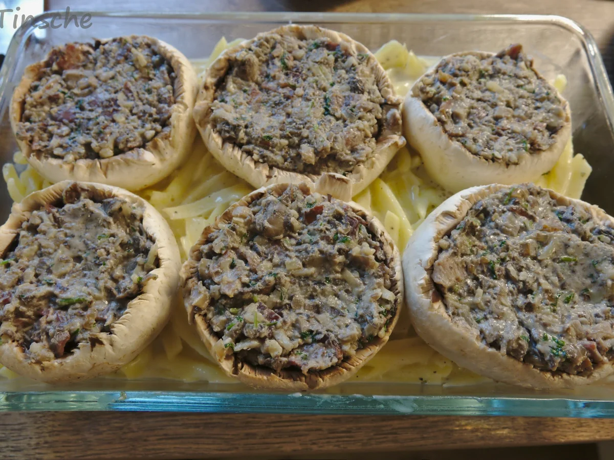 Gefüllte Riesenchampignons - Rezept - Bild Nr. 14368
