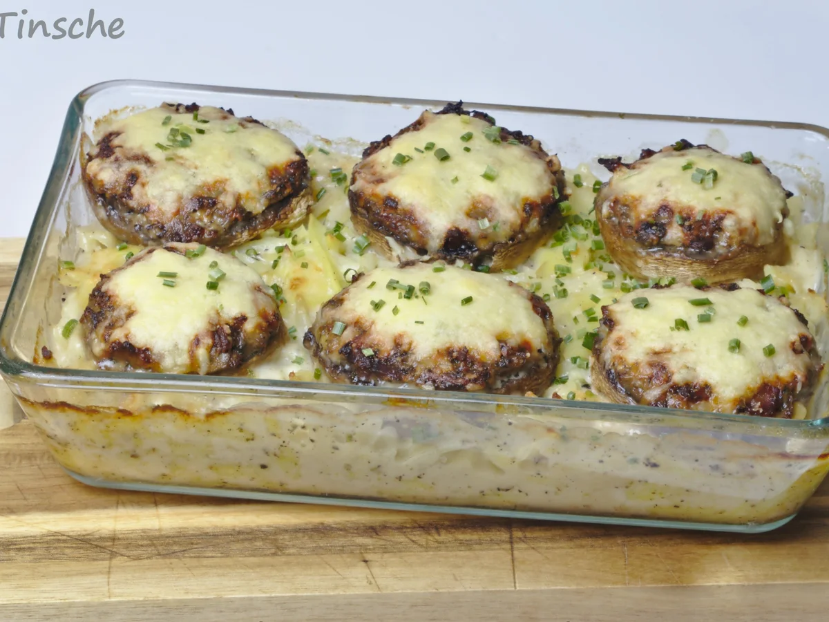 Gefüllte Riesenchampignons - Rezept - Bild Nr. 14370