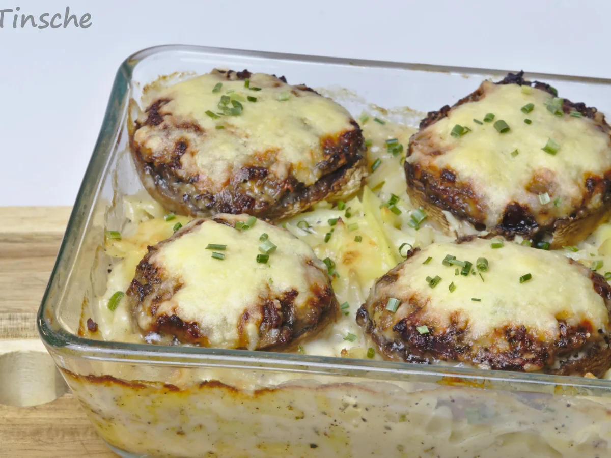 Gefüllte Riesenchampignons - Rezept - Bild Nr. 14364