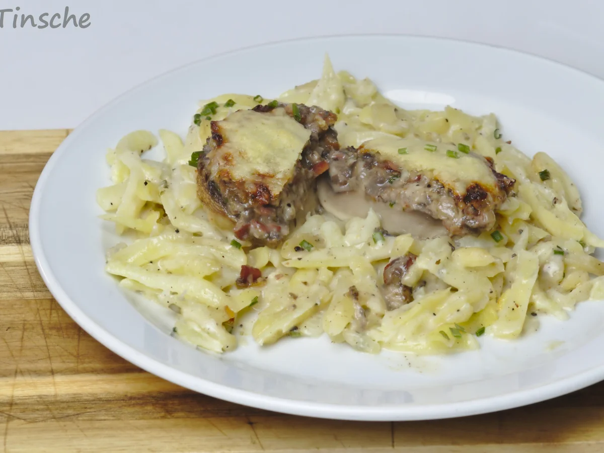 Gefüllte Riesenchampignons - Rezept - Bild Nr. 14373