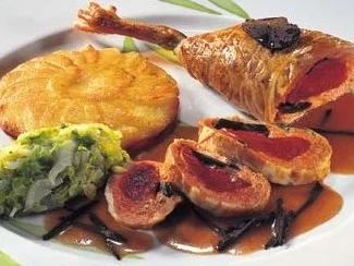 Geflügel: Rebhuhnkottelets Romanoff - Rezept