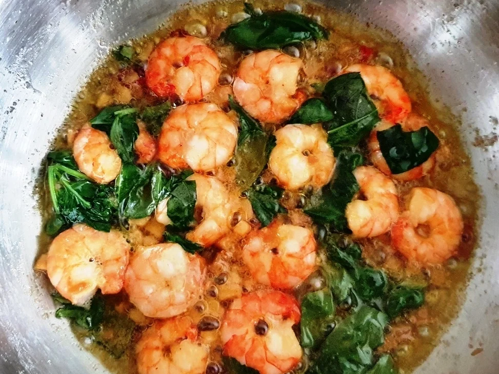 Rezept: Cevice mit Garnelen; Sprossensalat; Mie Nudelkräcker zur kochbar Challenge Juli 2021 Bild Nr. 14374 Cevice mit Garnelen; Sprossensalat; Mie Nudelkräcker zur kochbar Challenge Juli 2021 - Rezept - Bild Nr. 14374