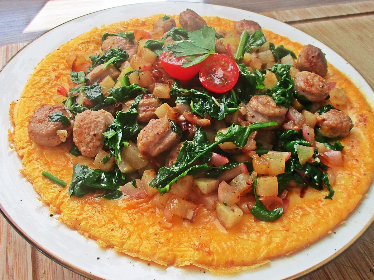 Omelette mit diversen Begleitern - Rezept - Bild Nr. 14370