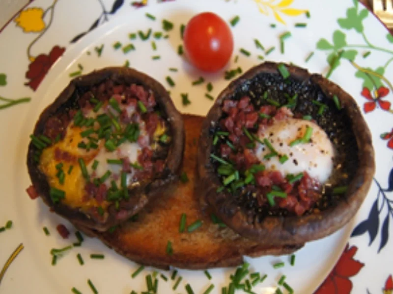 Porto Bello auf krossen Bauernbrot - Rezept - Bild Nr. 14403