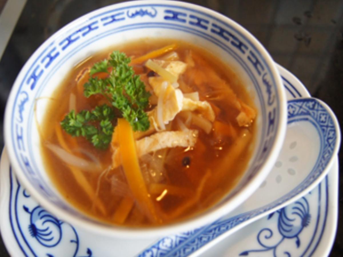 Pikante chinesische Suppe - Rezept mit Bild - kochbar.de