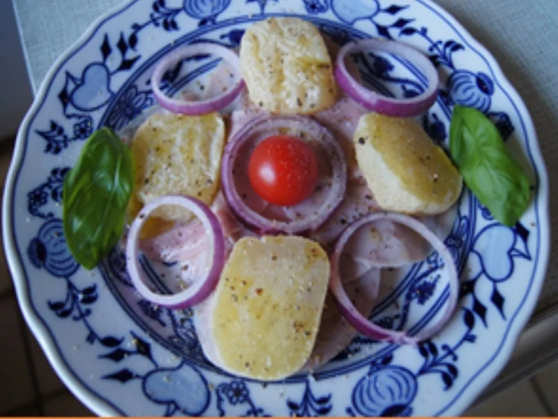 Geröstetes Bauernbrot mit Kochschinken und Harzer Käse - Rezept - Bild Nr. 2