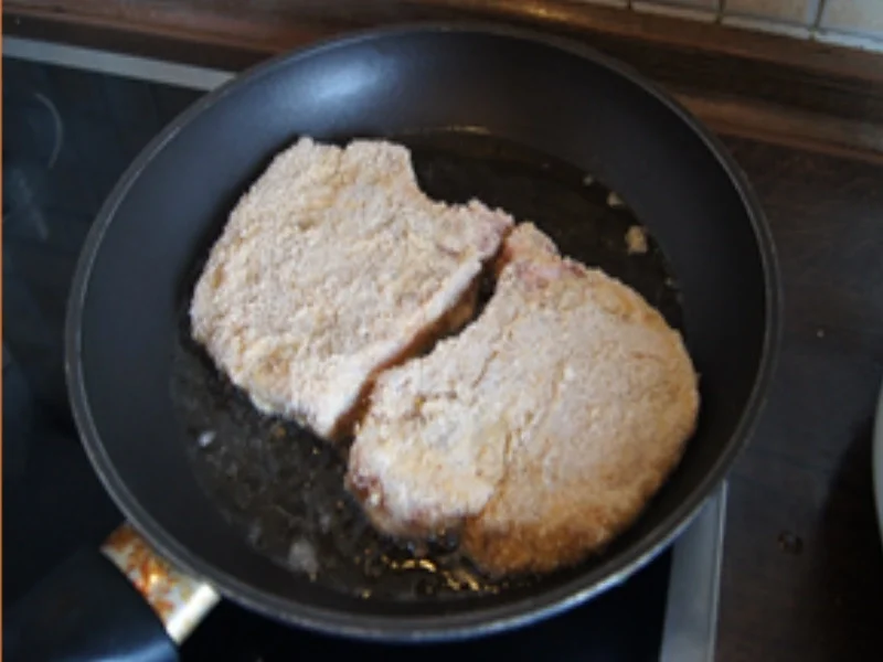 Rezept: Stielkotelett mit grünen Bohnen und Kartoffel Wedges Bild Nr. 14395 Stielkotelett mit grünen Bohnen und Kartoffel Wedges - Rezept - Bild Nr. 14395