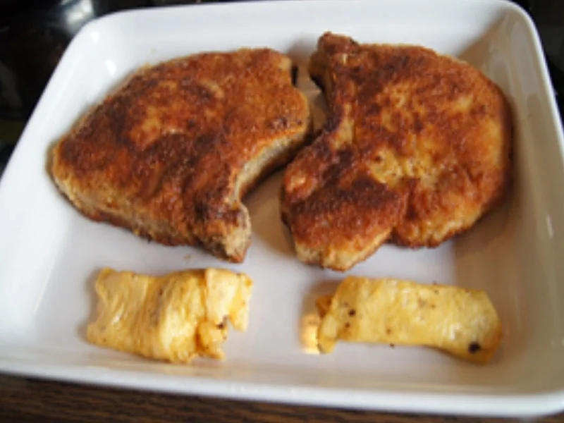 Rezept: Stielkotelett mit grünen Bohnen und Kartoffel Wedges Bild Nr. 14397 Stielkotelett mit grünen Bohnen und Kartoffel Wedges - Rezept - Bild Nr. 14397