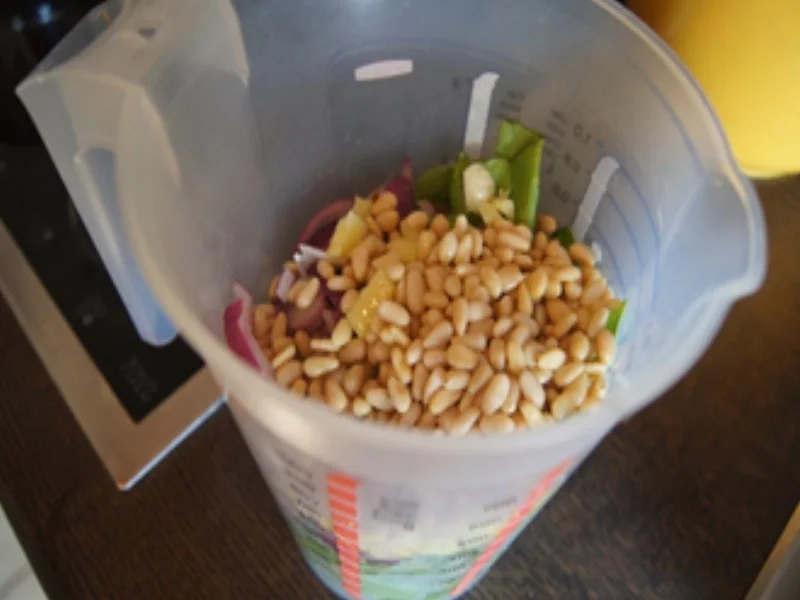 Spaghetti mit Basilikum-Pesto - Rezept - Bild Nr. 6