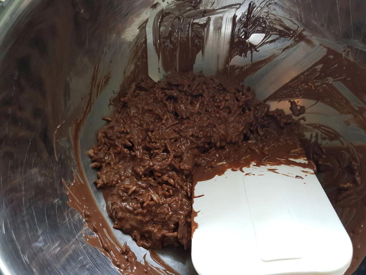 Puffreis-Schokoladen-Brocken - Rezept - Bild Nr. 14396