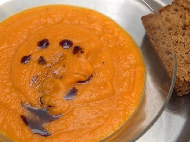 Kürbissuppe mit Bier zum Kauen - Rezept - Bild Nr. 14394