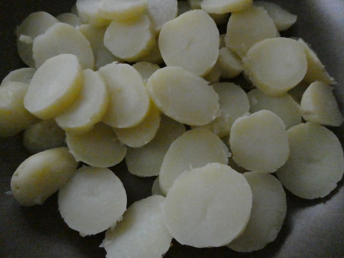 Bratkartoffeln  mit Champignons - Rezept - Bild Nr. 14395