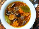 Glasnudelsuppe mit Rindfleisch, Karotten und Pilzen - Rezept - Bild Nr. 14411