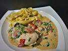 Hähnchen in Spinat Tomaten Parmesansosse - Rezept - Bild Nr. 2