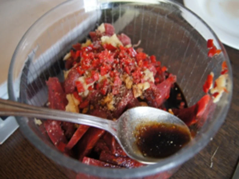 Rezept: Rindfleisch mit Möhren-Zwiebel-Gemüse im Wok und Basmatireis Bild Nr. 5 Rindfleisch mit Möhren-Zwiebel-Gemüse im Wok und Basmatireis - Rezept - Bild Nr. 5