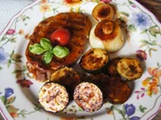Rezept: Nackensteak mit Zucchini-Zwiebel-Beilage Bild Nr. 2 Nackensteak mit Zucchini-Zwiebel-Beilage - Rezept - Bild Nr. 2