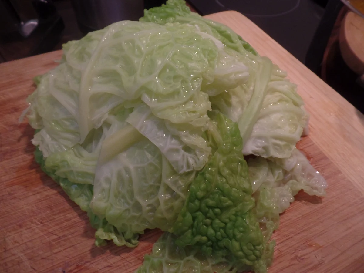 Rezept: Hackfleisch-Wirsing-Pizza Bild Nr. 14423 Hackfleisch-Wirsing-Pizza - Rezept - Bild Nr. 14423