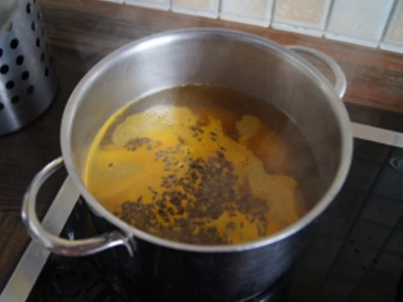 Rezept: Paniertes Kalbskotelett mit Kenia Bohnen und Rosmarindrillingen Bild Nr. 9 Paniertes Kalbskotelett mit Kenia Bohnen und Rosmarindrillingen - Rezept - Bild Nr. 9