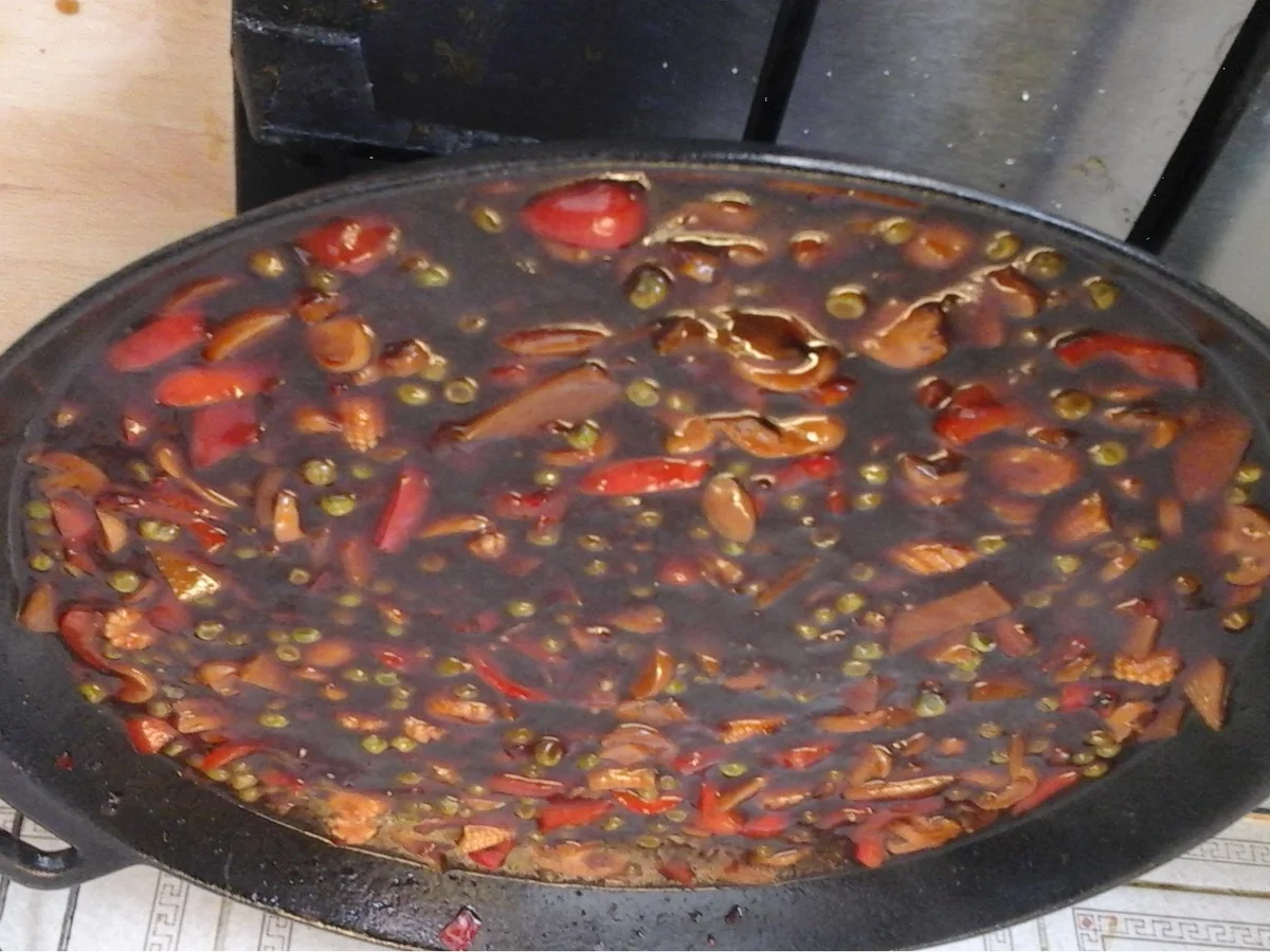 Rippchen mit süß-sauer-Sauce, Krupuk und Basmatireis - Rezept - Bild Nr. 14434