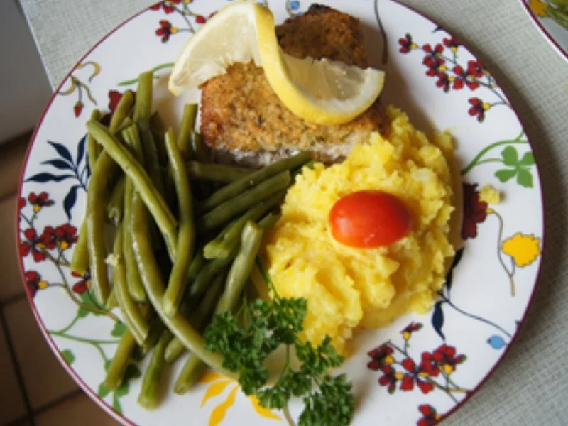 Schlemmerfilet mit grünen Bohnen und Kartoffelstampf - Rezept - Bild Nr. 2